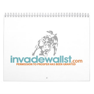 Invade Wall Street Calendar Kalender