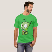 Invader Zim Gir Front Back Nickelodeon Cartoon fam T-shirt (Voorkant volledig)