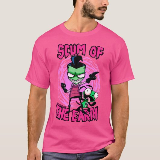 INVADER ZIM vrienden cadeau T-shirt (Voorkant)