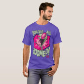Invader Zim Youre All Doomed Dark Humor Nickelodeo T-shirt (Voorkant volledig)
