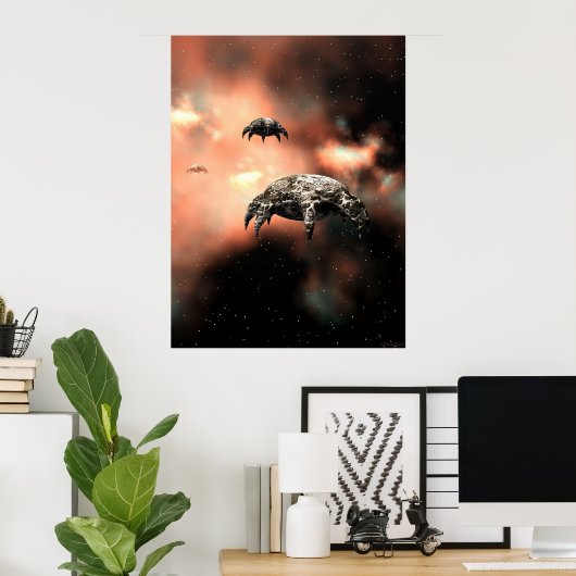 Invaders Poster (Thuiskantoor)