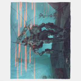 INVADERS VANUIT DE RUIMTE FLEECE DEKEN