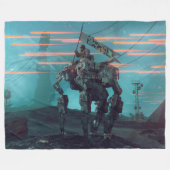 INVADERS VANUIT DE RUIMTE FLEECE DEKEN (Voorkant (Horizontaal))