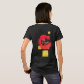 Invaders vs Tetris T-shirt (Achterkant volledig)