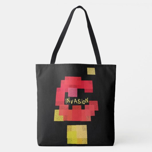 Invaders vs Tetris Tote Bag (Voorkant)