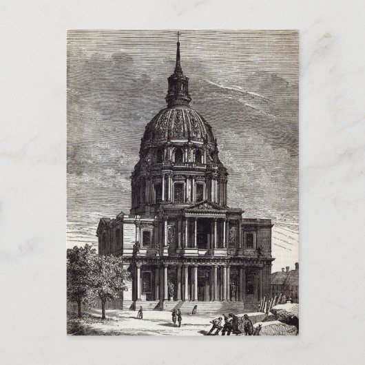 Invalidenkerk, met tomb van briefkaart (Voorkant)