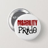 invalidenprideknop ronde button 5,7 cm (Voorkant /achterkant)