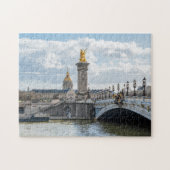 Invalides en Pont Alexandre III-brug - Parijs Legpuzzel (Horizontaal)