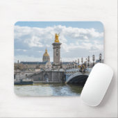 Invalides en Pont Alexandre III-brug - Parijs Muismat (Met muis)