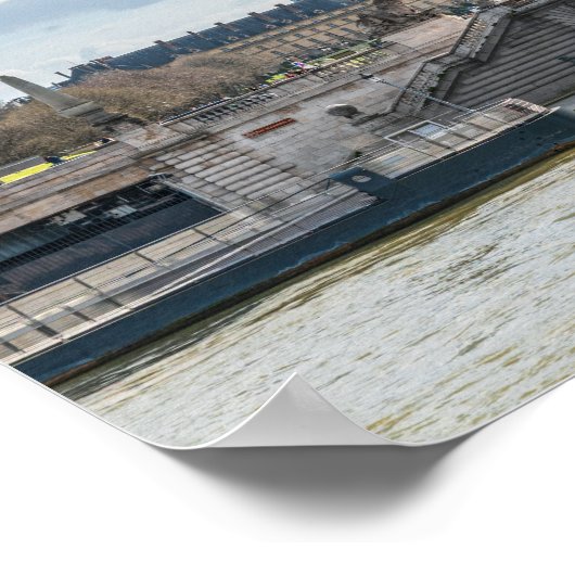 Invalides en Pont Alexandre III-brug - Parijs Poster (Hoek)