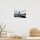 Invalides en Pont Alexandre III-brug - Parijs Poster (Keuken)