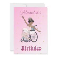 Invaliditeit Ballerina Afro-Amerikaans Meisjes Geb