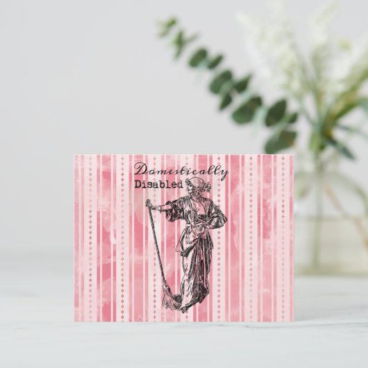 Invaliditeit Briefkaart (Staand voorkant)
