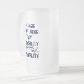 Invaliditeit/IN-zicht.. RSD/CRPS, van glas B Matglas Bierpul (Voorkant links)