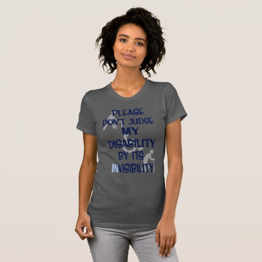 Invaliditeit/in-zicht T-shirt (Voorkant volledig)