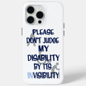 Invaliditeit/IN-zichtbaarheid Case-Mate iPhone Case (Achterkant)
