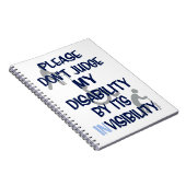 Invaliditeit/IN-zichtbaarheid Notitieboek (Rechterzijde)