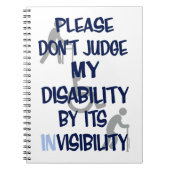 Invaliditeit/IN-zichtbaarheid Notitieboek (Voorkant)