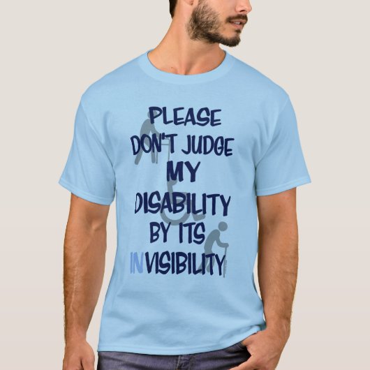 Invaliditeit/IN-zichtbaarheid T-shirt (Voorkant)