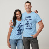 Invaliditeit/IN-zichtbaarheid T-shirt (Unisex)