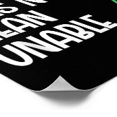 Invaliditeit is niet gelijk aan invaliditeitsprijs poster (Hoek)