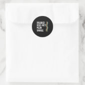 Invaliditeit is niet gelijk aan invaliditeitsprijs ronde sticker (Tas)