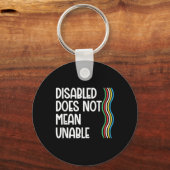 Invaliditeit is niet gelijk aan invaliditeitsprijs sleutelhanger (Voorkant)