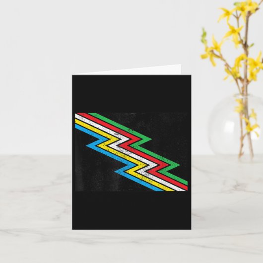 Invaliditeit Pride Flag _1 Kaart (Gele Bloem)