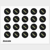 Invaliditeit Pride Flag _1 Ronde Sticker (Vel)