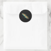 Invaliditeit Pride Flag _1 Ronde Sticker (Tas)