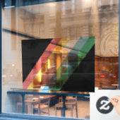 Invaliditeit Pride Maand Autisme Neurodiver Raamsticker (Cafe Raam)