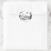 Invaliditeit Ronde Sticker (Tas)