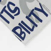 Invaliditeit/zichtbaarheid...RSD/CRPS Fleece Deken (Hoek)