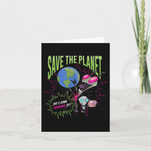 Invar Zim Earth Day Save the Planet, zodat ik kan Kaart