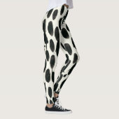 Invariabele I | Zwarte Waterverf 2 Leggings (Rechts)