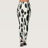 Invariabele I | Zwarte Waterverf 2 Leggings (Achterkant)