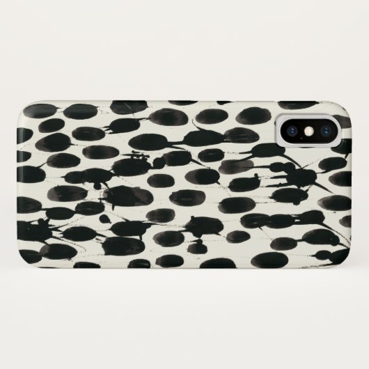 Invariabele I | Zwarte Waterverf Case-Mate iPhone Case (Achterkant (horizontaal))