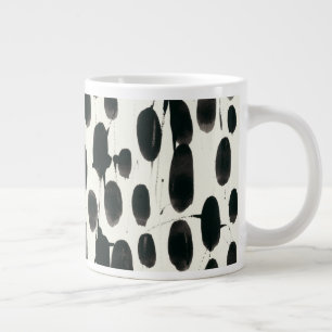 Invariabele I   Zwarte Waterverf Grote Koffiekop