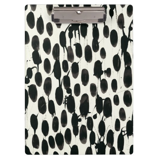 Invariabele I | Zwarte Waterverf Klembord (Voorkant)