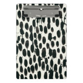 Invariabele I | Zwarte Waterverf Mini Klembord (Voorkant)