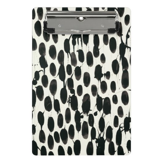 Invariabele I | Zwarte Waterverf Mini Klembord (Voorkant)