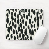 Invariabele I | Zwarte Waterverf Muismat (Met muis)