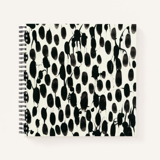 Invariabele I | Zwarte Waterverf Notitieboek (Voorkant)