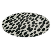 Invariabele I | Zwarte Waterverf Snijplank (Hoek)