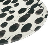 Invariabele I | Zwarte Waterverf Snijplank (Hoek)