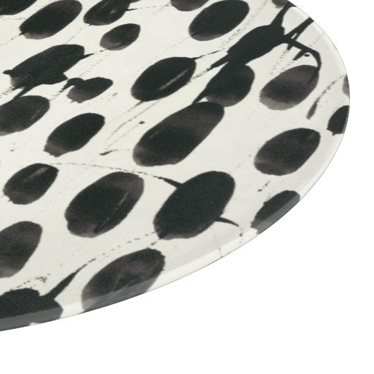 Invariabele I | Zwarte Waterverf Snijplank (Hoek)