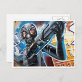 invasie briefkaart (Voorkant / Achterkant)