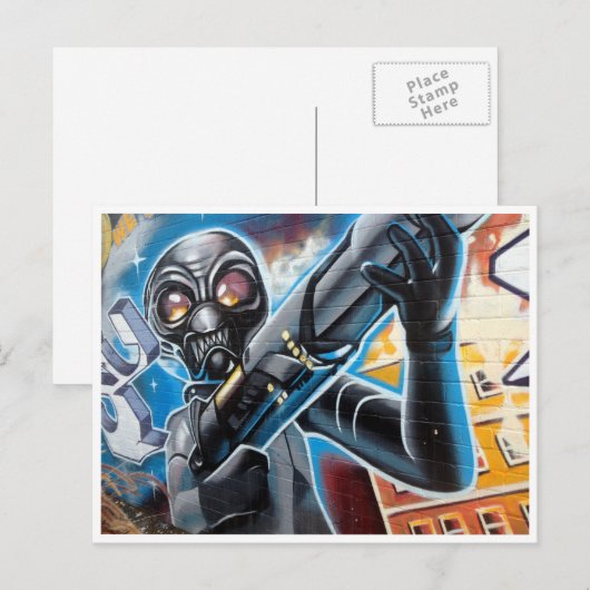 invasie briefkaart (Voorkant / Achterkant)