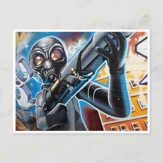 invasie briefkaart (Voorkant)