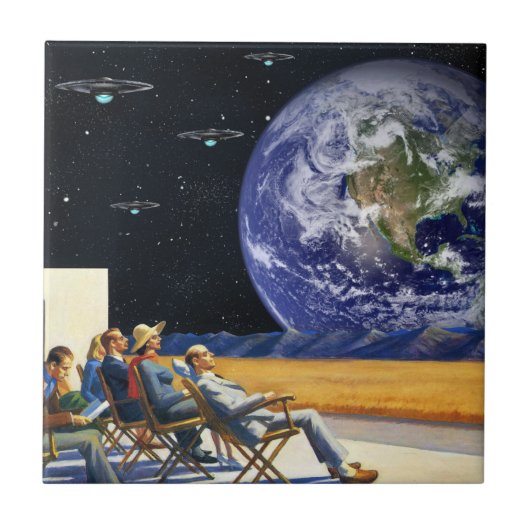 Invasie komt eraan tegeltje (Voorkant)